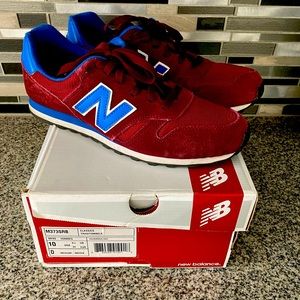 COPY - Men’s New Balance 373 Classics in Burgundy and Blue Size 10